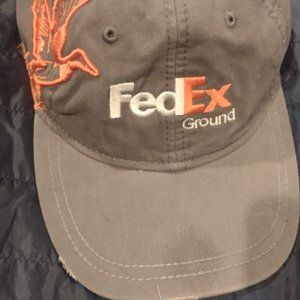 Fedex Gray and Orange Fitted Cap